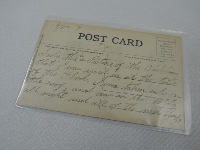 8 Vintage Antique 1889 Johnstown Flood Postcard Photographs w/ Sleeves (1 Repro)