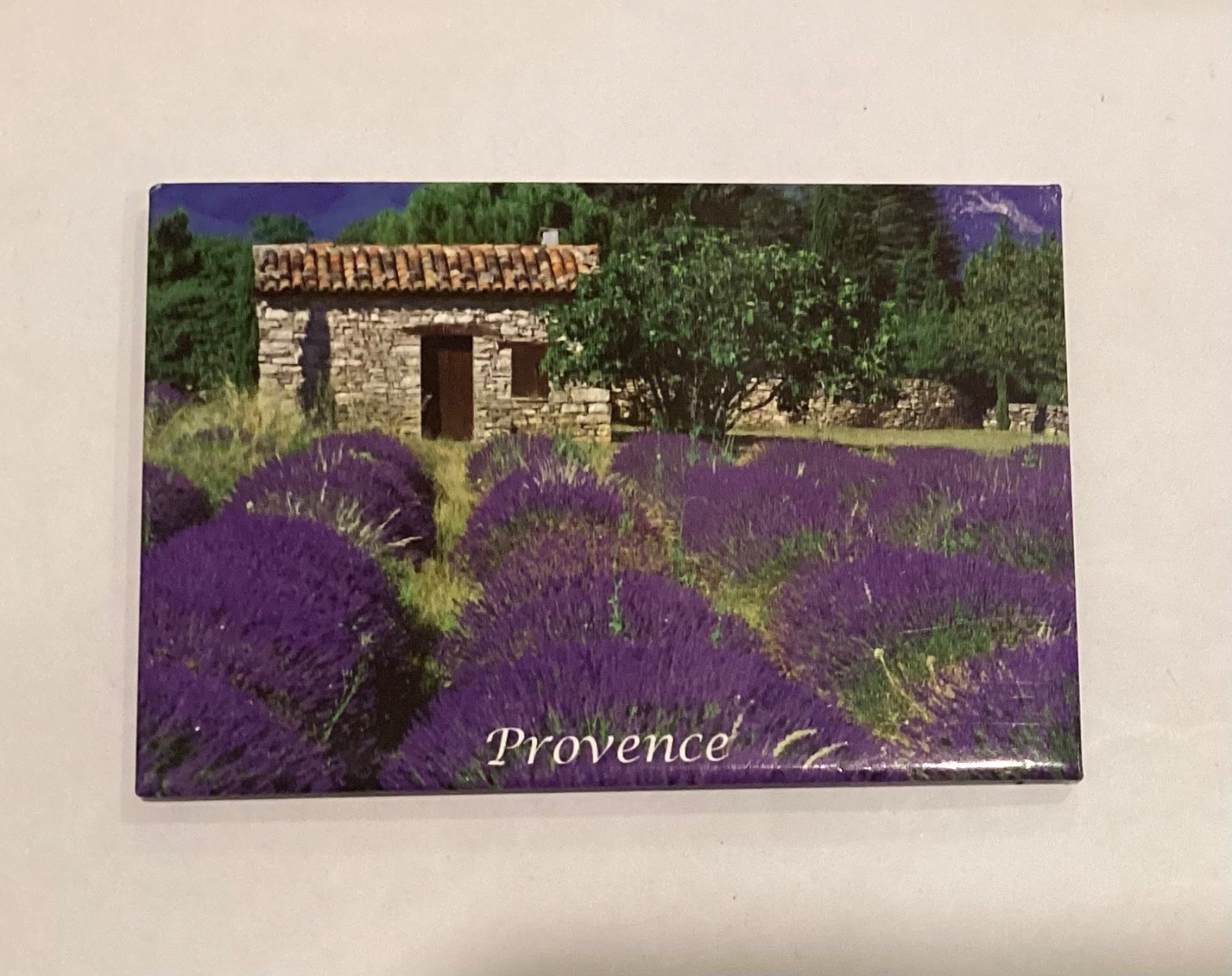 Lavender Fields of Province Fridge Magnet V9