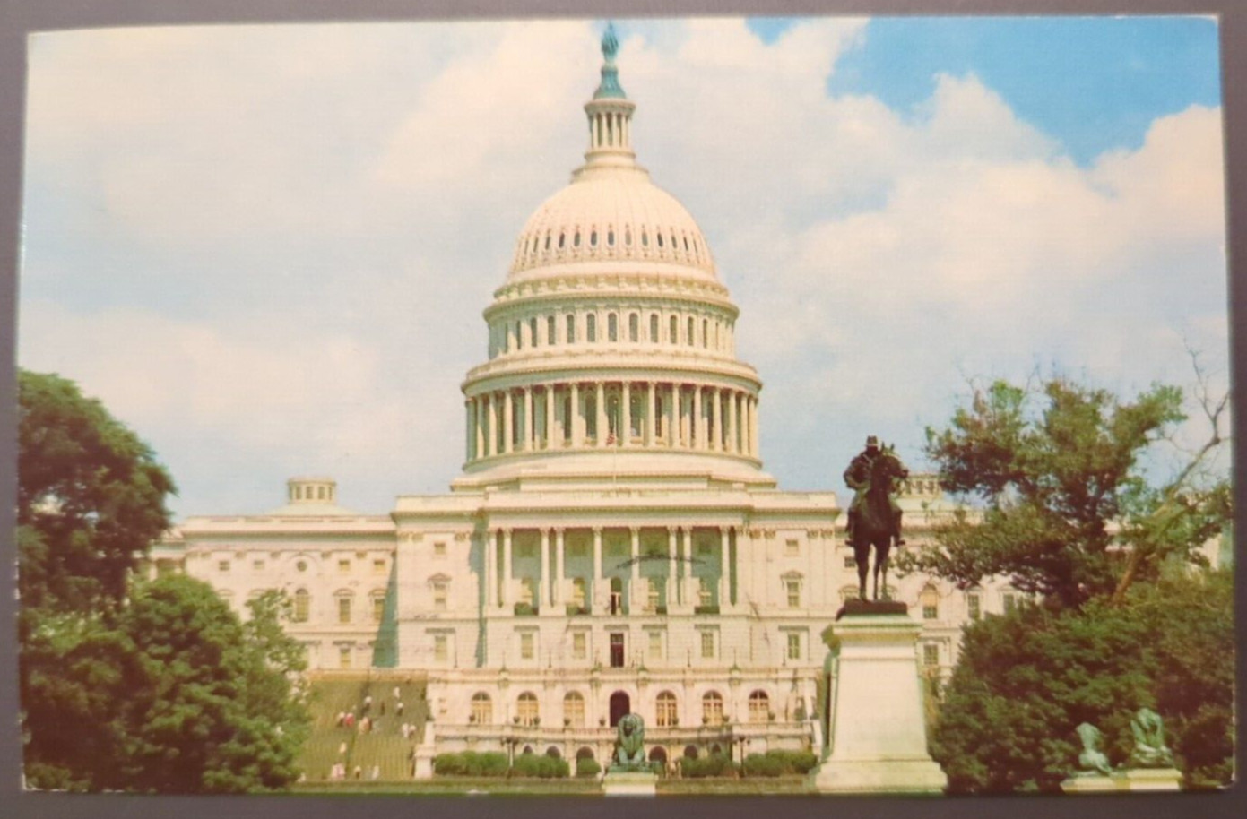 United States Historic Capital Building Washington DC VTG Chrome Postcard 1965
