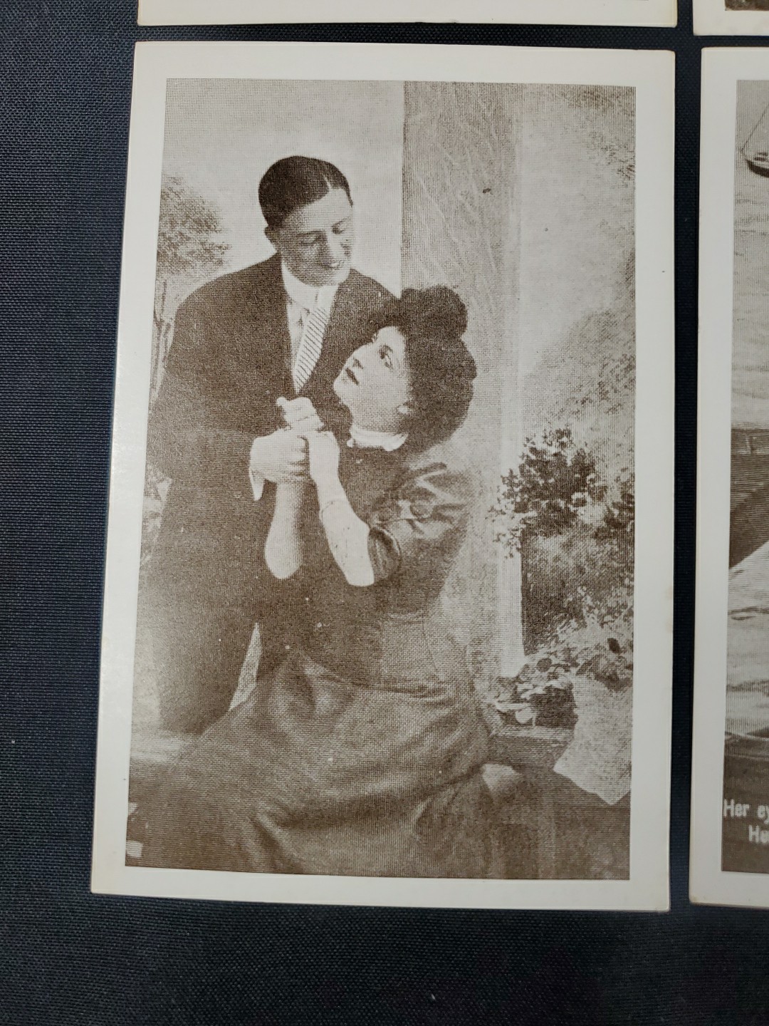 Popular Products Post Card Romantic Couple Date Kiss Unused Lot #1 See Pics