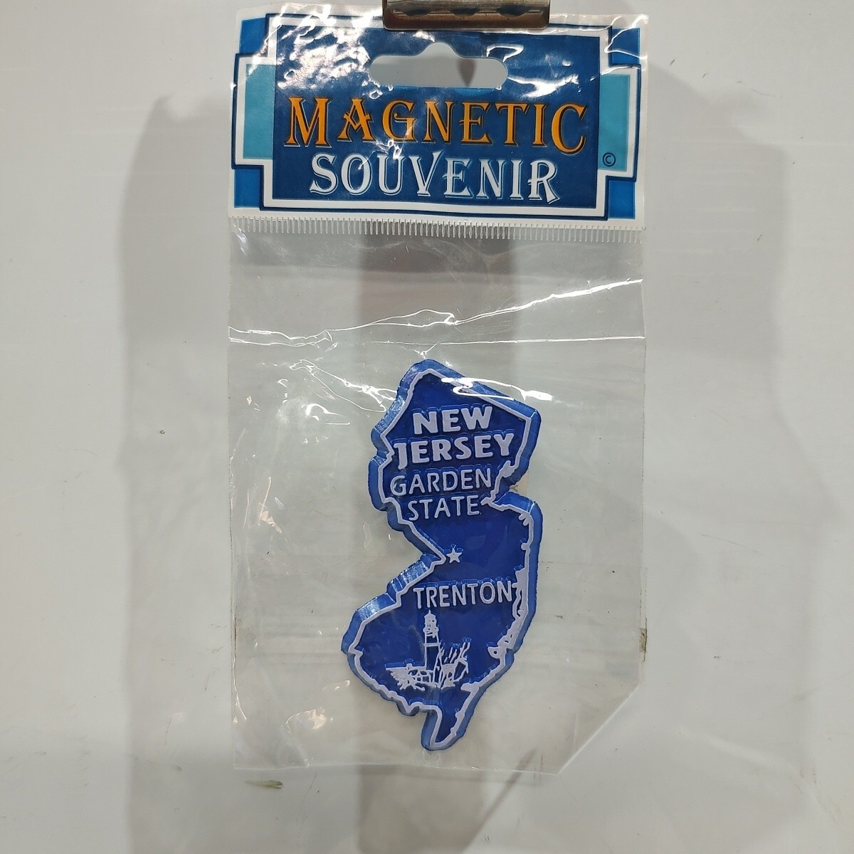State Souvenir Magnet New Jersey Fridge Refrigerator State Shaped Keepsake