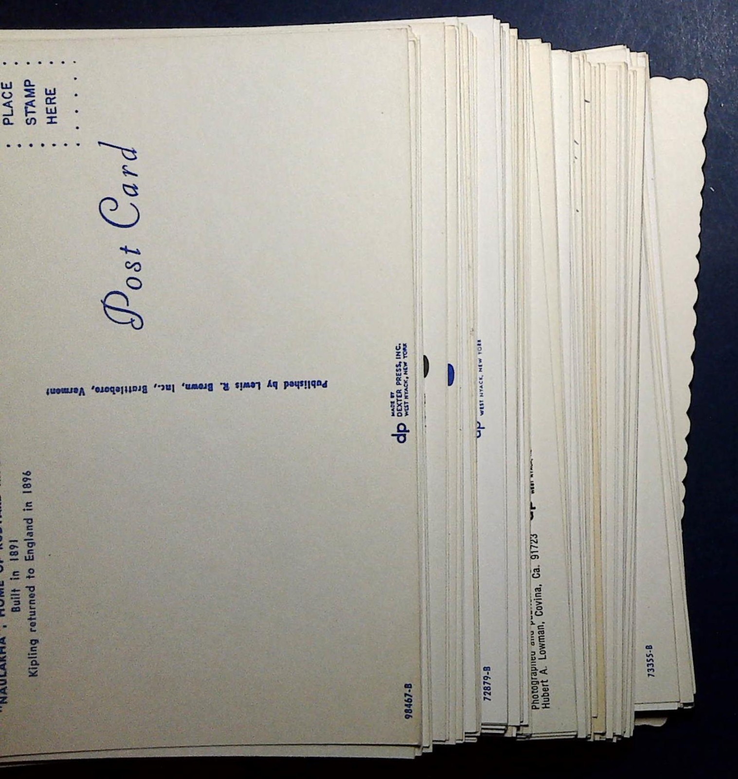 Vintage Postcard Lot of Over 1000 4×6 Postcards Mostly Unposted USA 1960s &70s