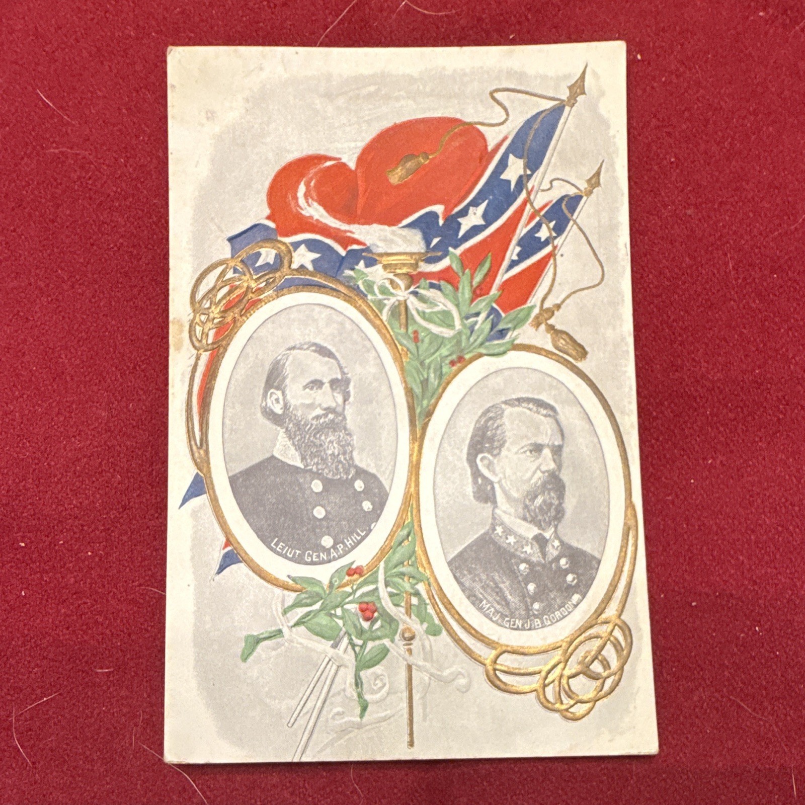 Antique Civil War Heroes Souvenir Postcards Lot of 10 Unposted Cards