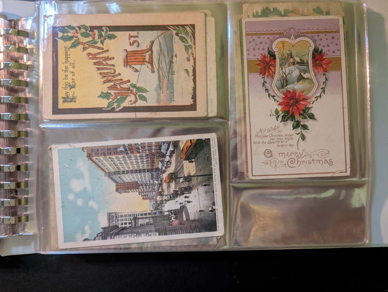 Early 1900s Postcard Collection – plastic sleeved in binder 100+
