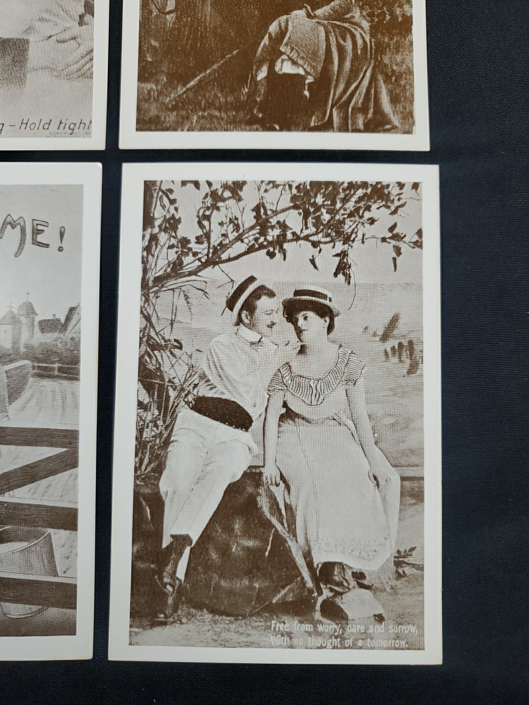 Popular Products Post Card Romantic Couple Date Kiss Unused Lot #2 See Pics