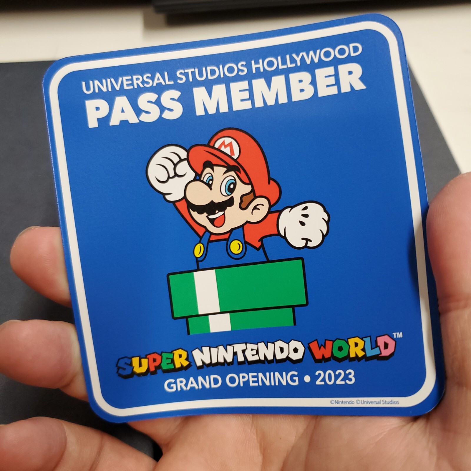 2023 Super Nintendo World Universal Studios Mario Magnet! (*Aftermarket)