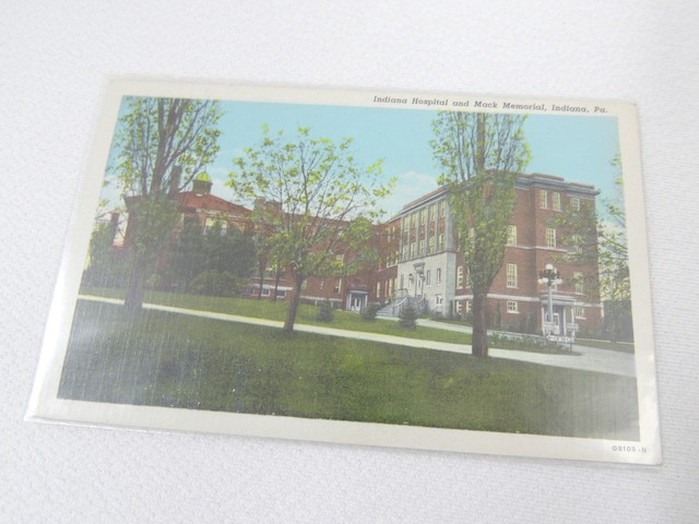 9 Vintage Antique Indiana Pa Town Postcard Photographs w/ Sleeves