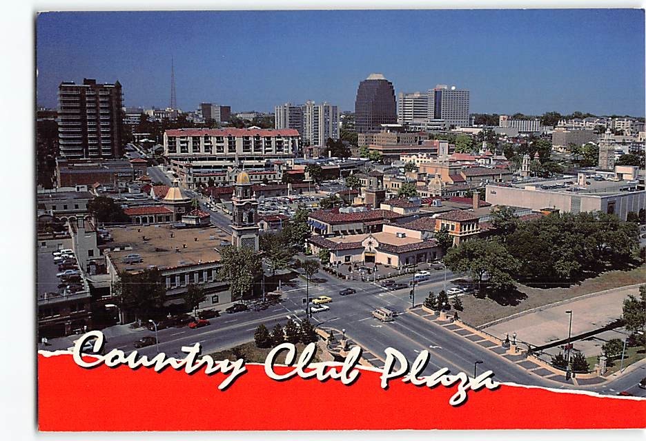 Postcard The Country Club Plaza Kansas City Missouri USA