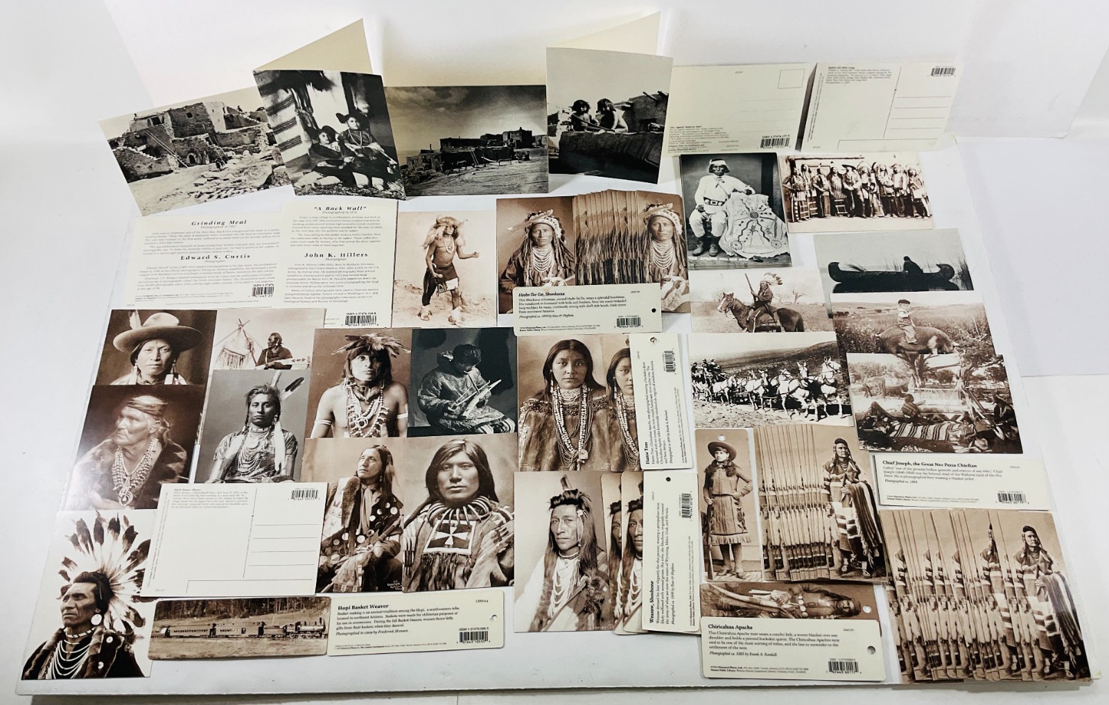 Large Lot 500+ Pieces Native American Western Cowboy Magnet Postcards Bookmarks