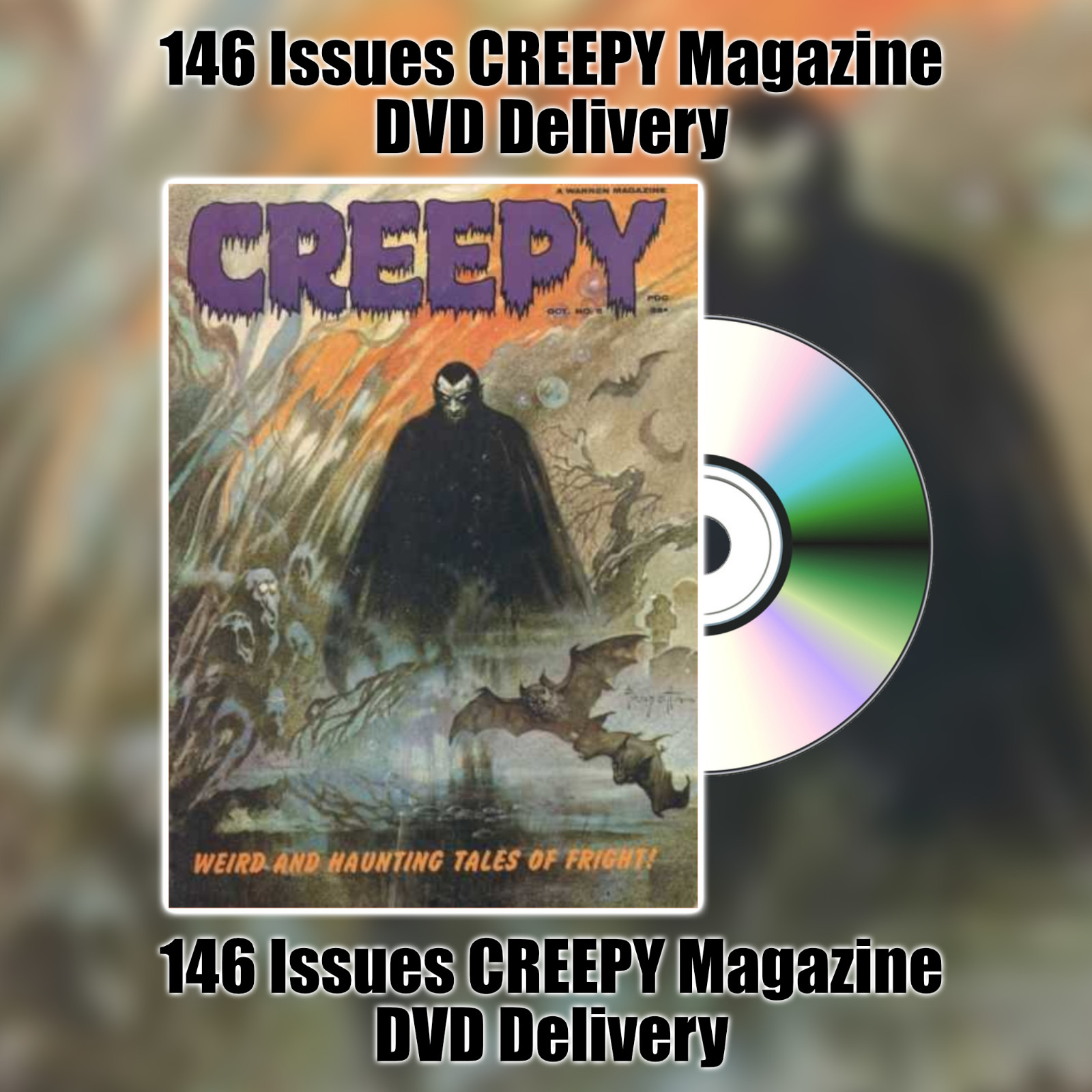 146 Issues Creepy Magazine Collection