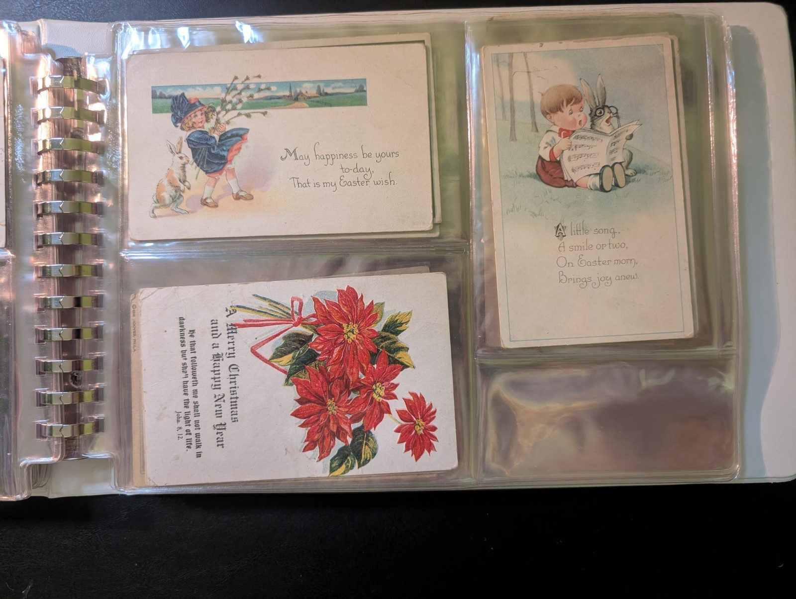 Early 1900s Postcard Collection – plastic sleeved in binder 100+