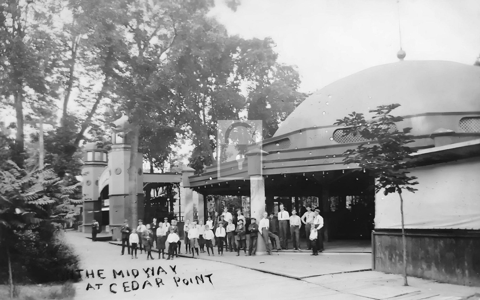 The Midway At Cedar Point Amusement Park Sandusky Ohio OH – Reprint