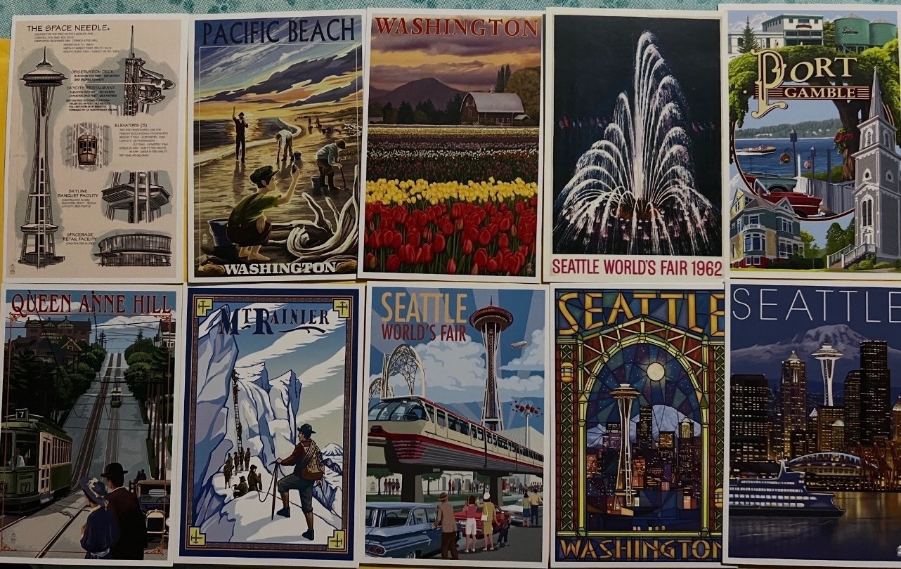Washington State -Lantern Press Postcards -Scenic- Lot of 10 a