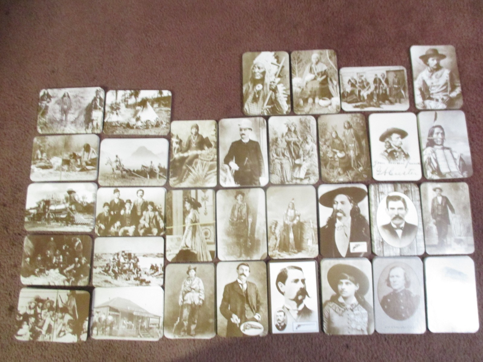 Old West Collection Series Postcard Lot of 32