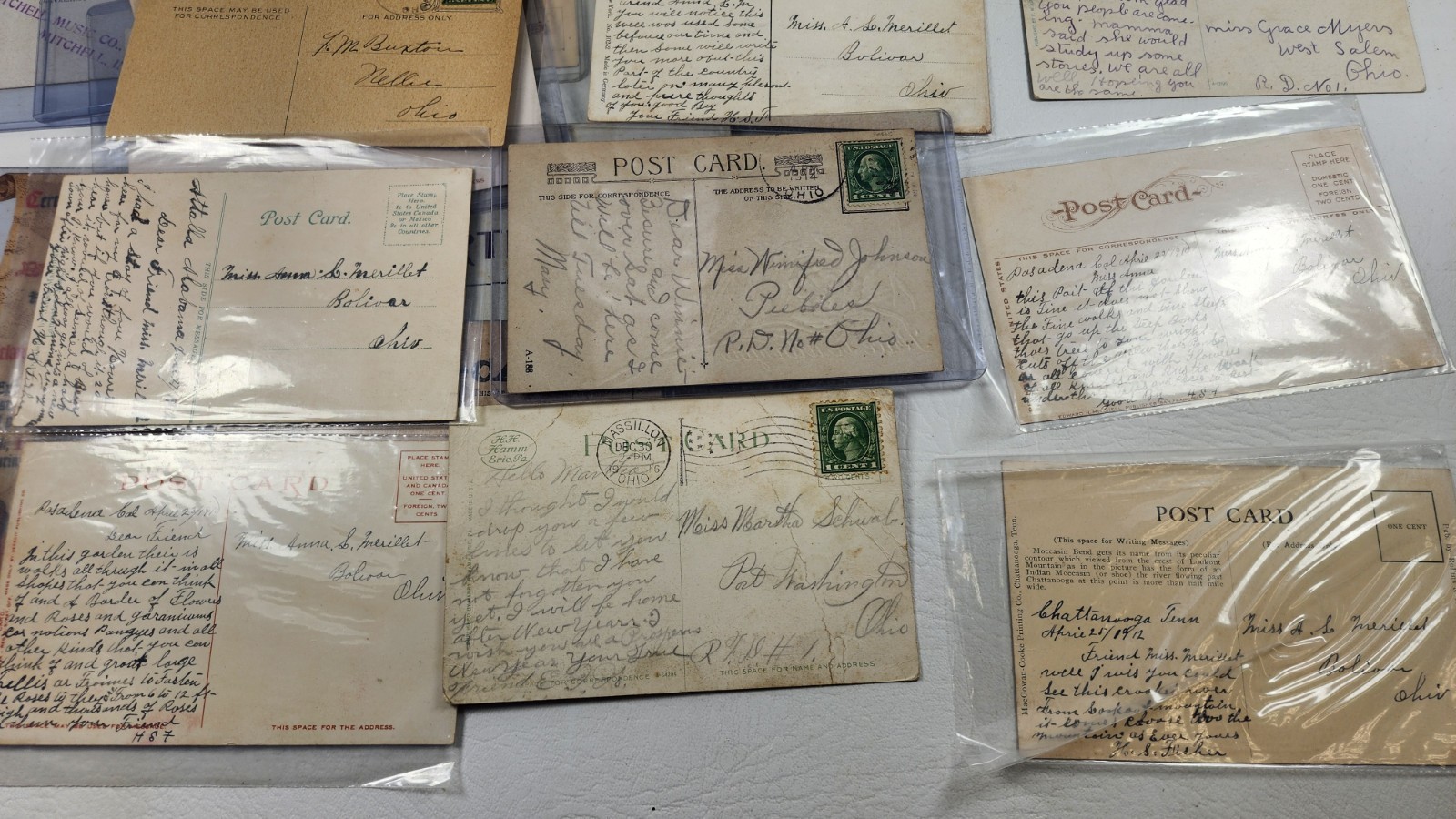 Lot of 32 Vintage Postcards Early 1900s