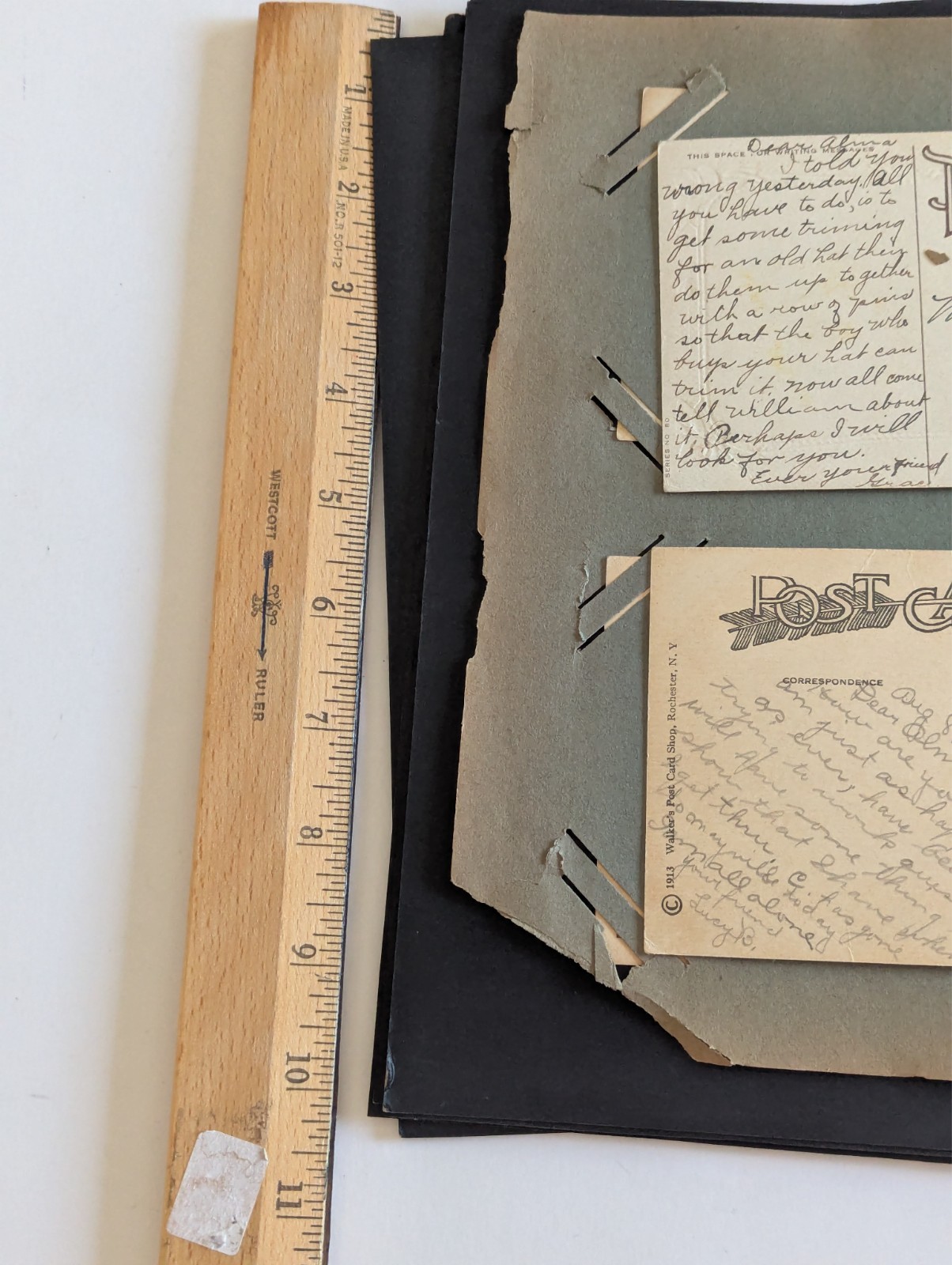 Antique Post Card Lot Book – Some Mailed – See Video – Many Pictures