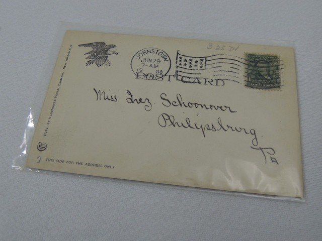 8 Vintage Antique 1889 Johnstown Flood Postcard Photographs w/ Sleeves