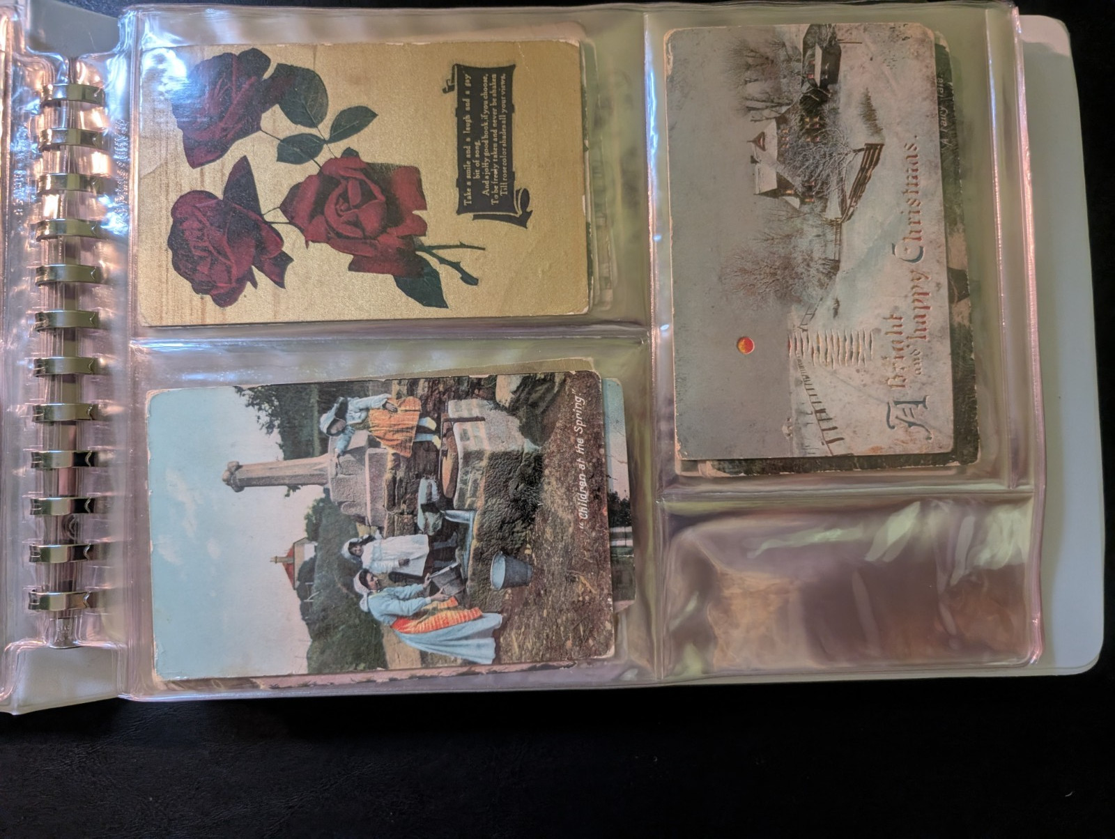 Early 1900s Postcard Collection – plastic sleeved in binder 100+