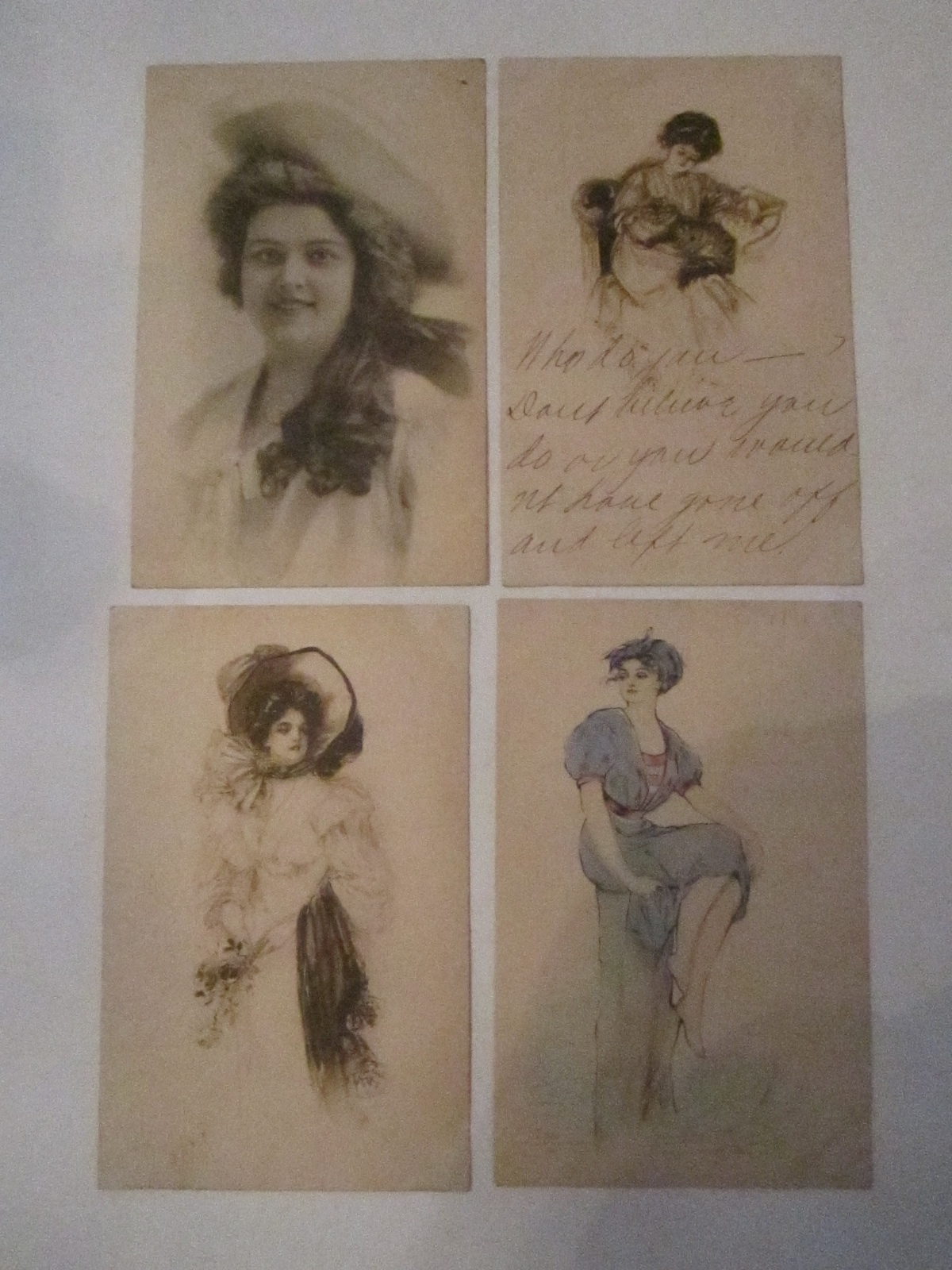 20 VINTAGE POSTCARDS – VARIOUS ARTISTS – PRE 1911 – COLLECTIBLE – LOT H TUB ABC
