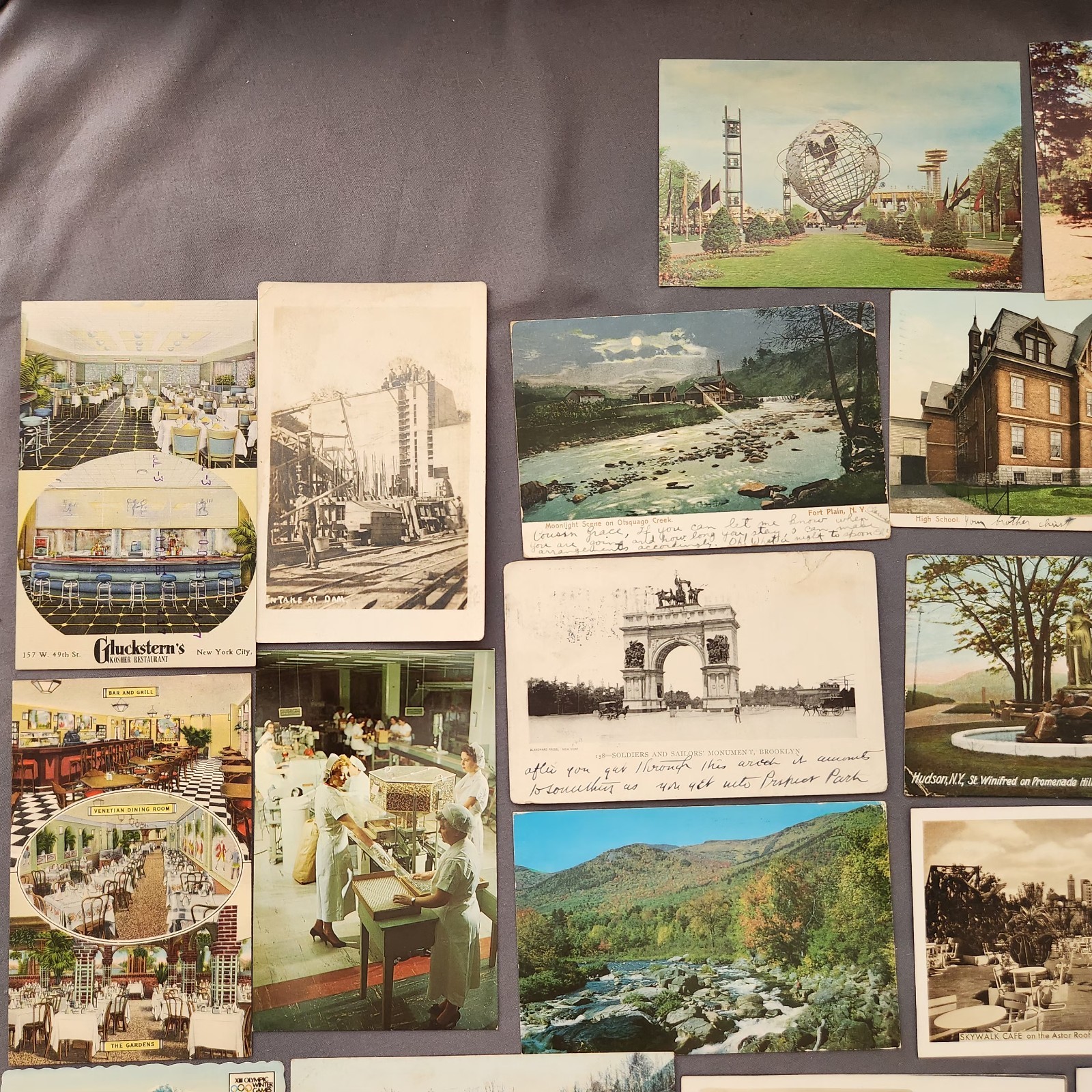 Lot of 75 NEW YORK Postcard Wildlife Nature Cities Landmark 1904 -2000’s Mix