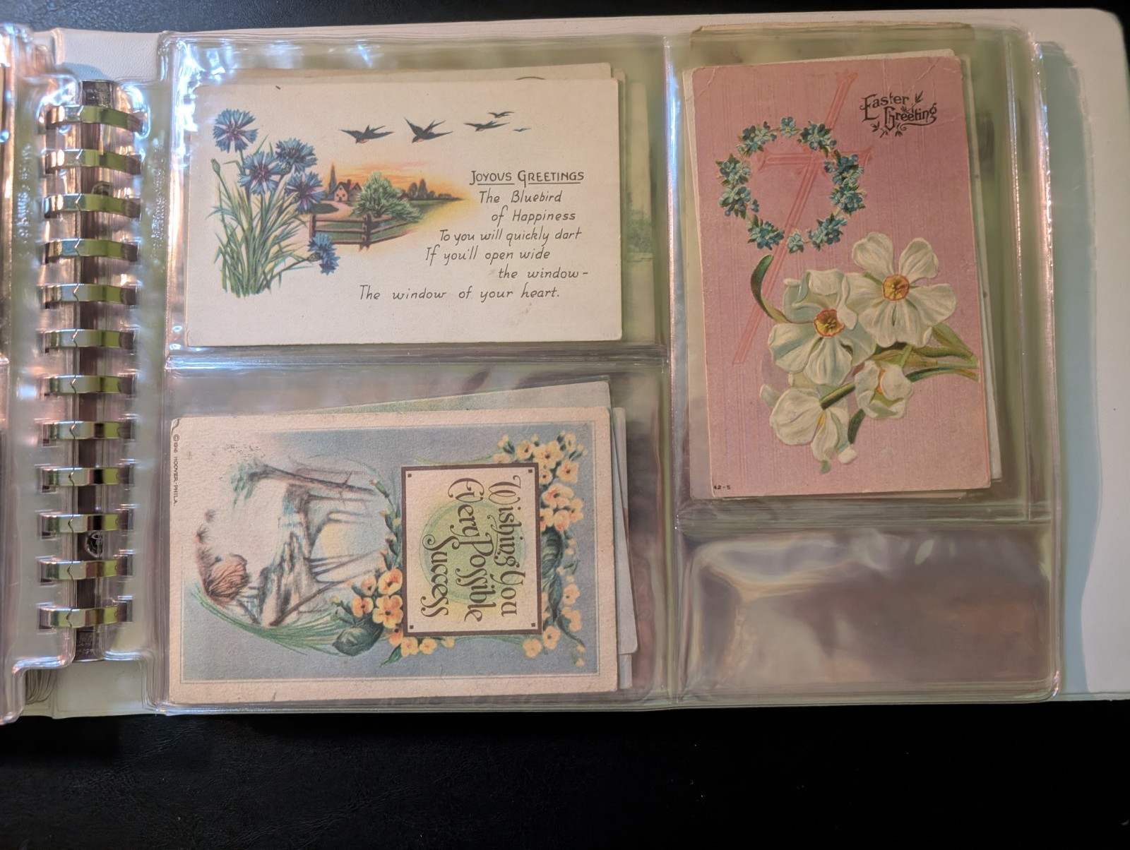 Early 1900s Postcard Collection – plastic sleeved in binder 100+