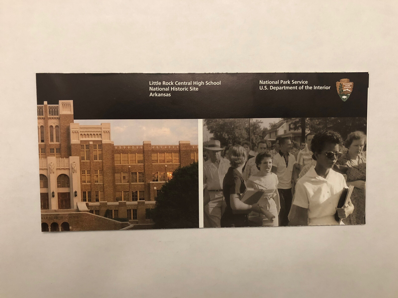Little Rock Central High National Park Unigrid Brochure Map Newest Version AR