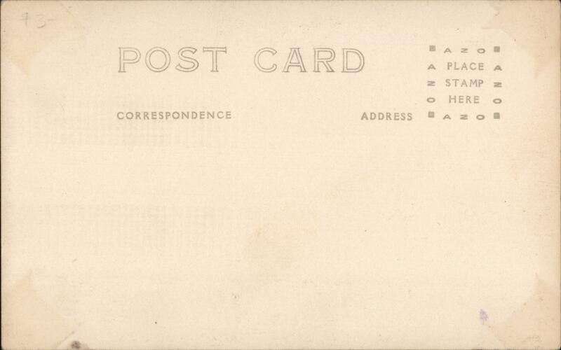 Ferry Crossing Lake Original Vintage Real Photo Postcard RPPC