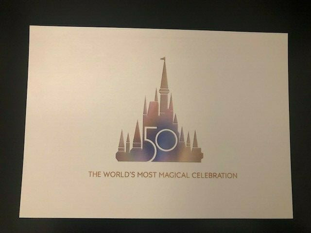 Walt Disney World’s Magic Kingdom Park Map Vintage 50th Anniversary Reproduction