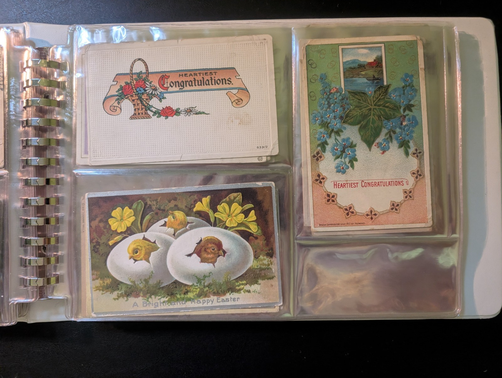 Early 1900s Postcard Collection – plastic sleeved in binder 100+
