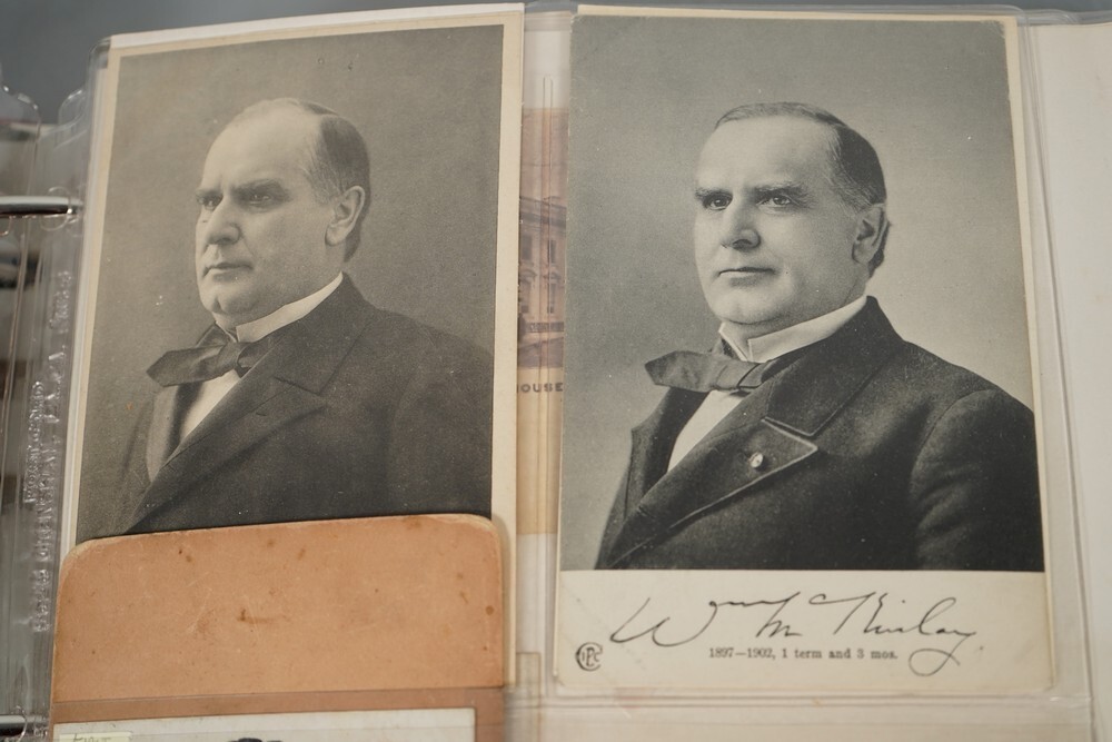 US 1900s–1980s WILLIAM McKINLEY COLLECTION OF 300+ POSTCARDS MINT & USED