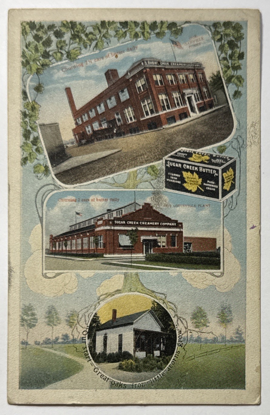 Sugar Creek Creamery Co WR Smith Buyer Tuscola IL 1910s Advertising Postcard