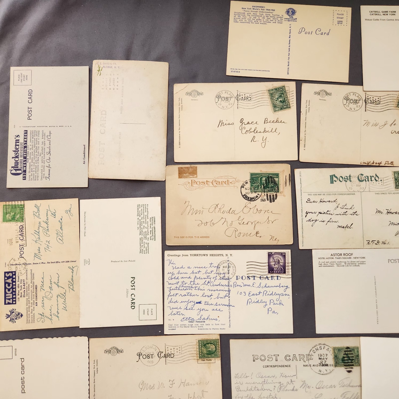 Lot of 75 NEW YORK Postcard Wildlife Nature Cities Landmark 1904 -2000’s Mix