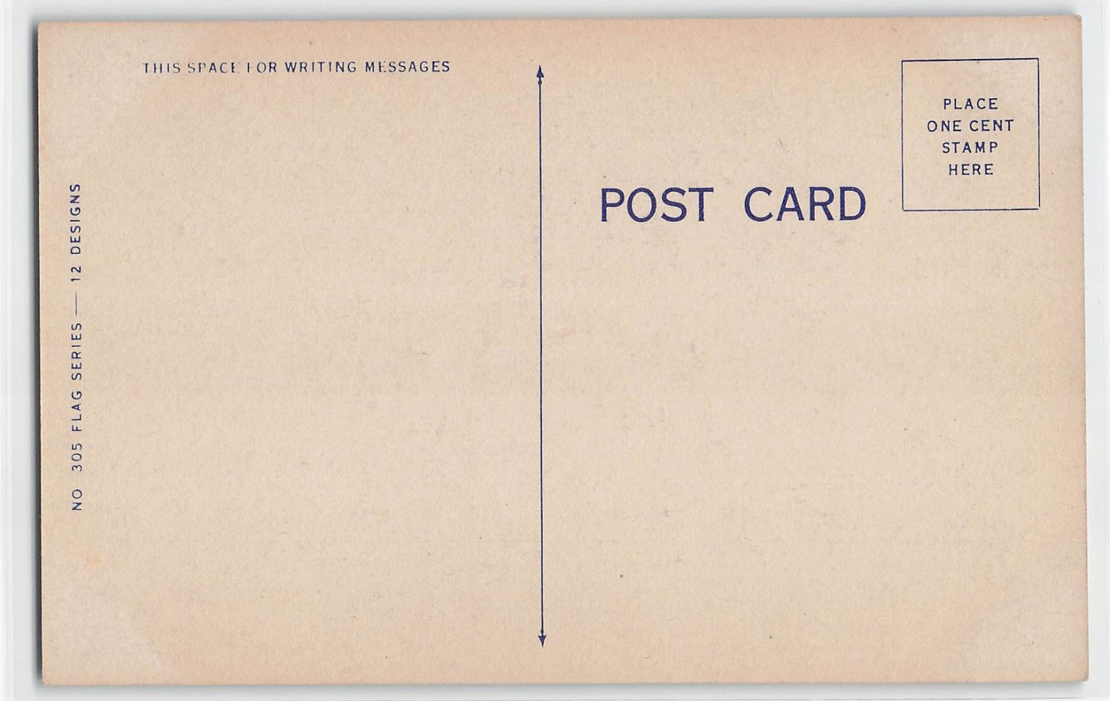 Early 1900’s Patriotic Postcard United States of America Flag, Battle Tank