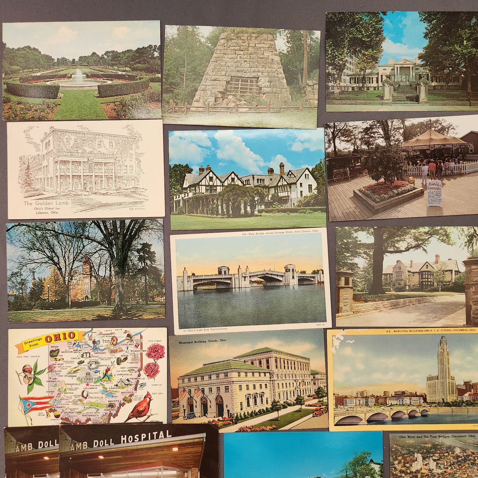 Lot of 75 OHIO Postcard Wildlife Nature Cities Landmark 1930’s -2000’s Mix