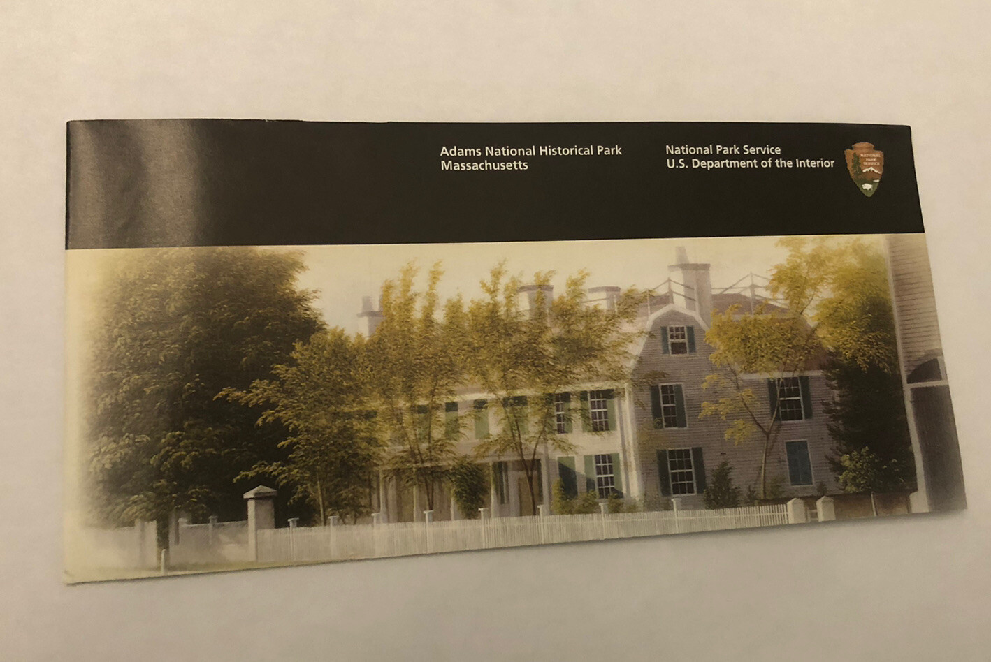 Adams National Historical Park Unigrid Brochure Map Newest Version Massachusetts