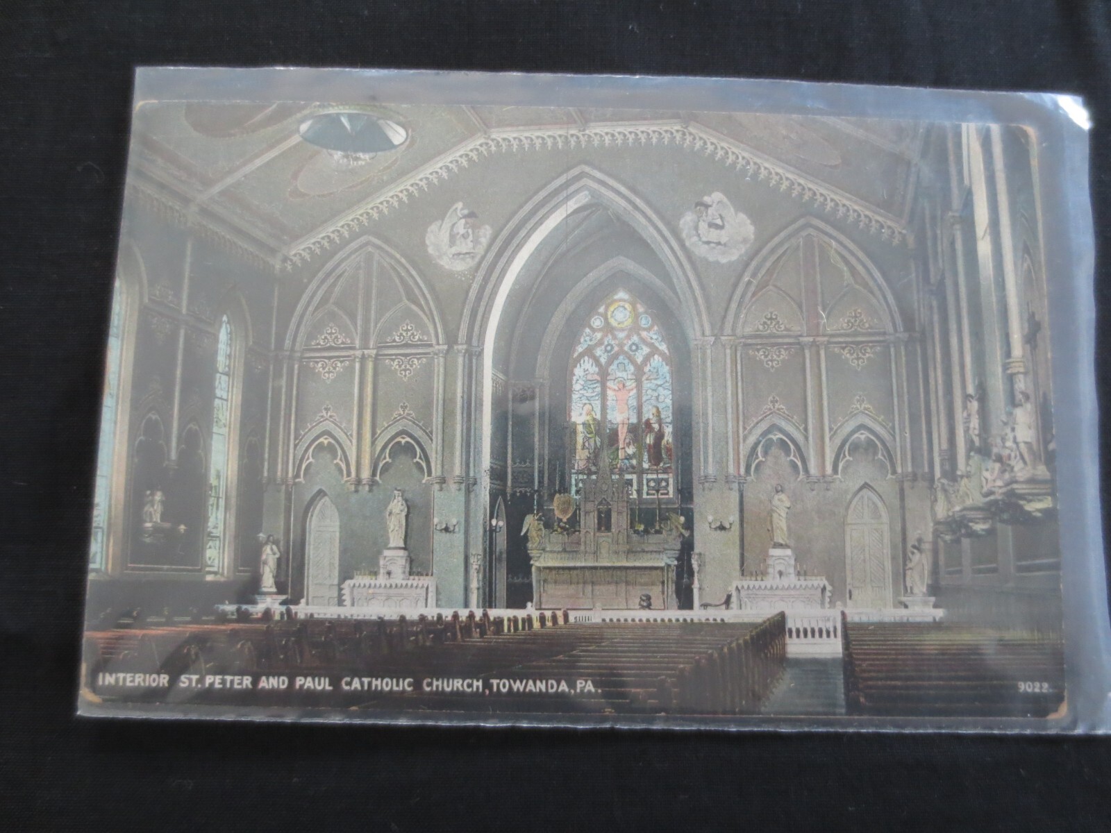 3 – 5-1/2″ x 3-1/2″ Antique TOWANDA PA Historical Buildings POSTCARDS in Sleeves