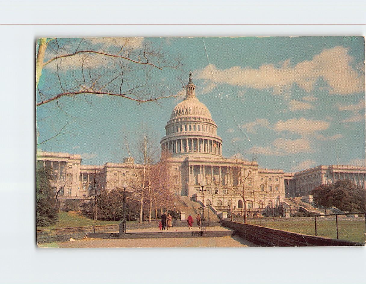 Postcard United States Capitol Washington DC USA