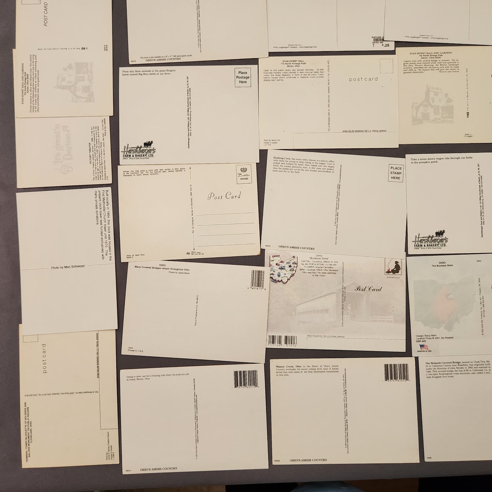Lot of 75 OHIO Postcard Wildlife Nature Cities Landmark 1930’s -2000’s Mix