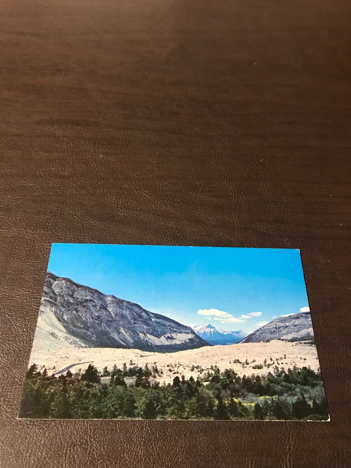 UNPOSTED POSTCARD – CANADA: FRANK SLIDE – TURTLE MOUNTAIN – FRANK, ALBERTA