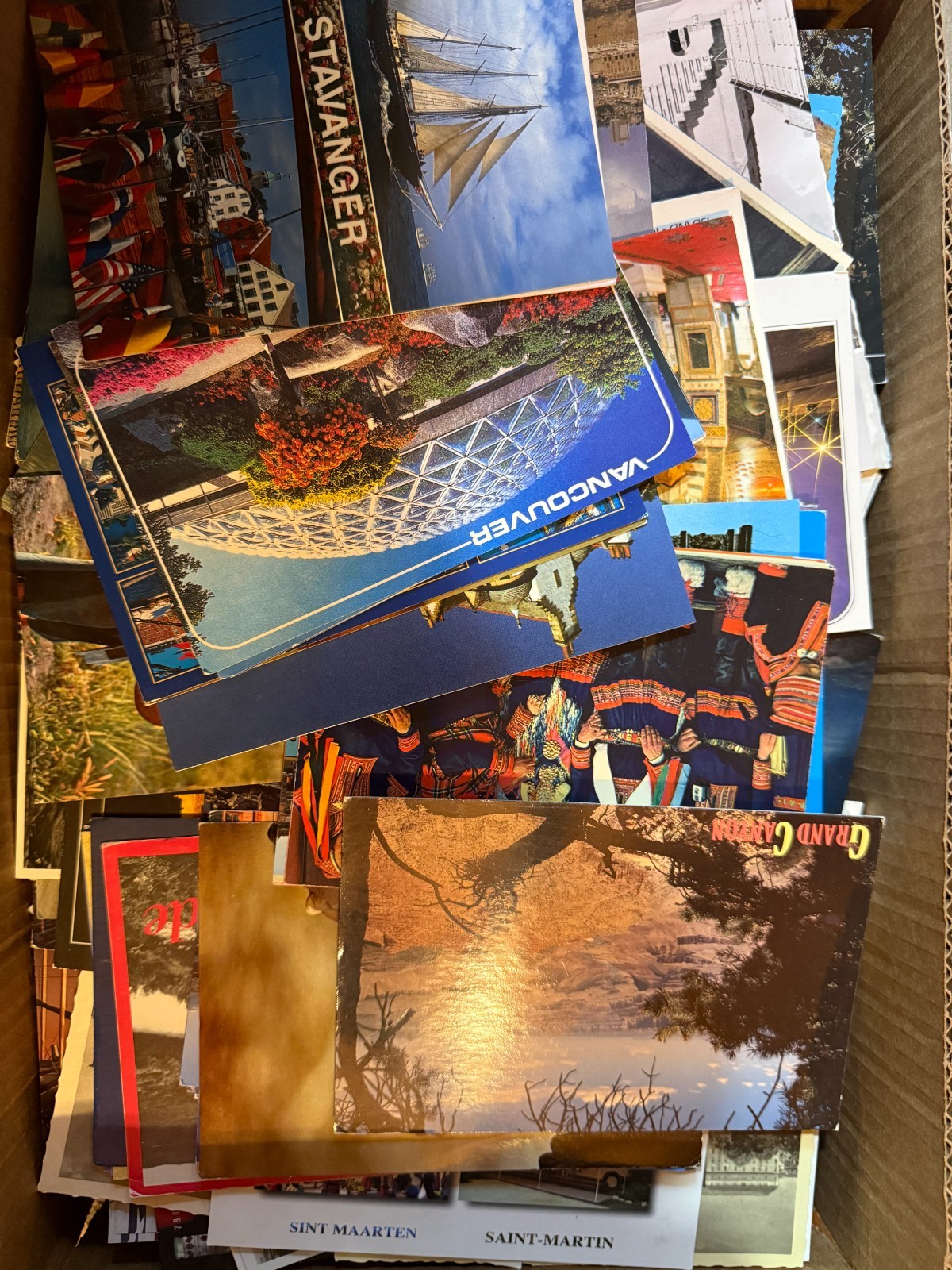 1100 Vintage Continental Postcards Lot Mixed States Countries Topics 6×4
