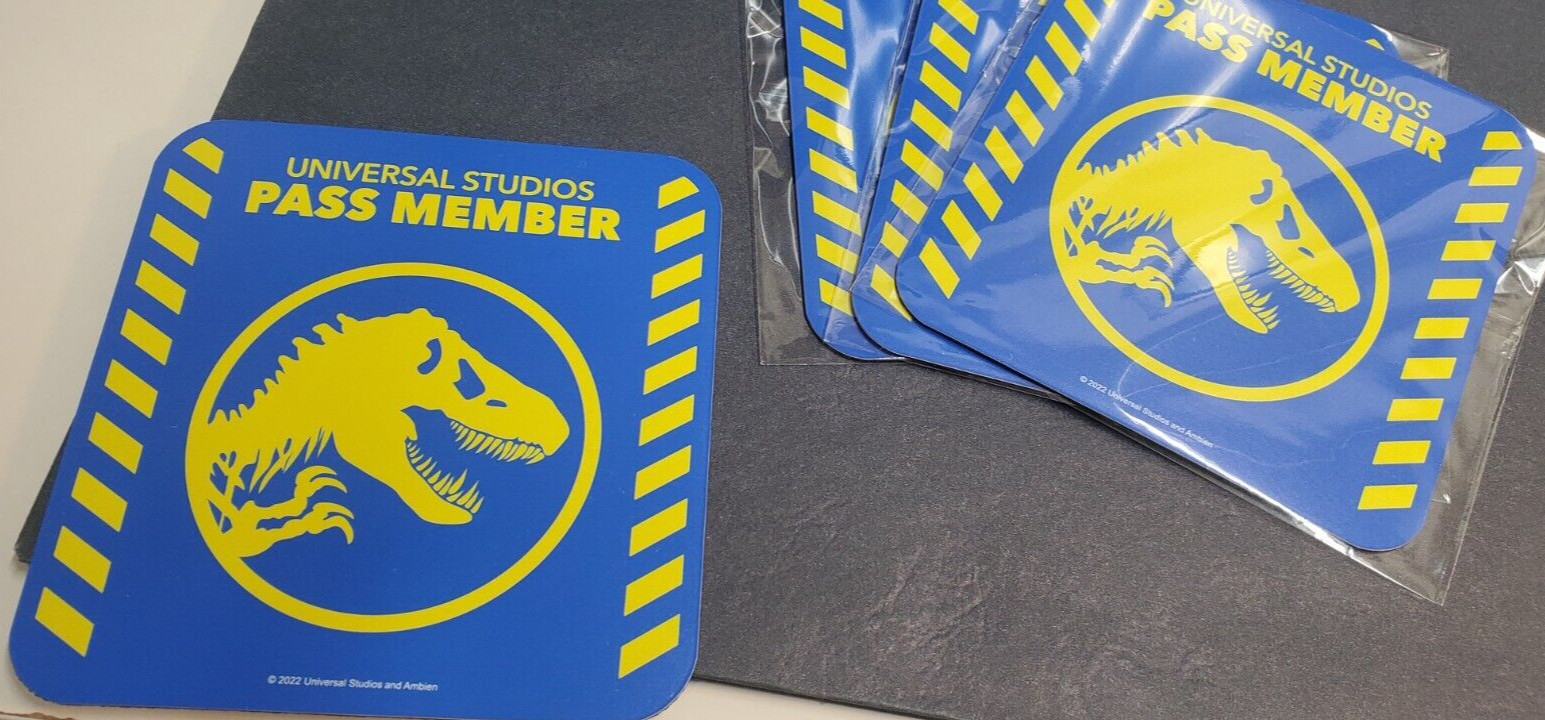 Universal Jurassic Park Annual Pass Member Magnet for Orlando Resort (Homemade)
