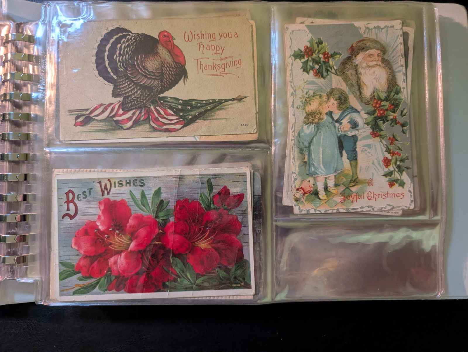 Early 1900s Postcard Collection – plastic sleeved in binder 100+