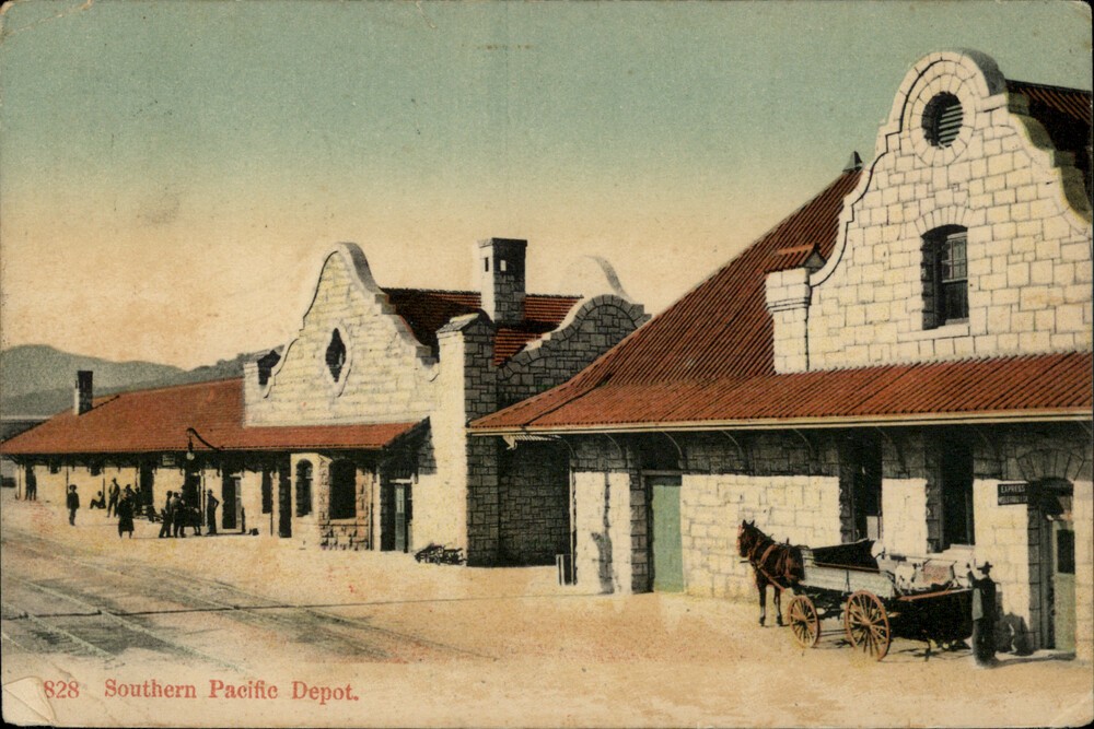 Nogales,AZ Southern Pacific Railroad Depot Santa Cruz County Arizona Postcard
