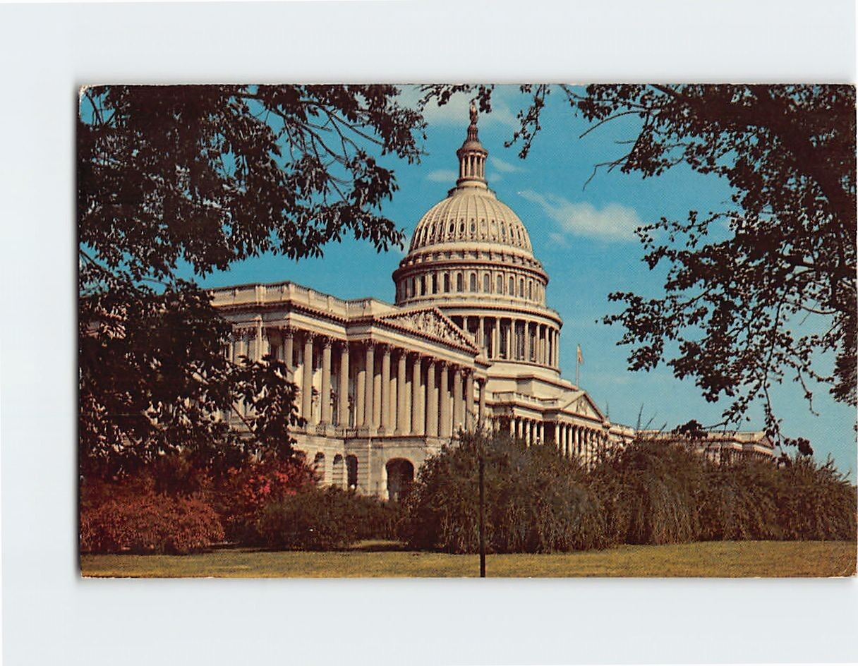 Postcard United States Capitol Building Washington DC USA
