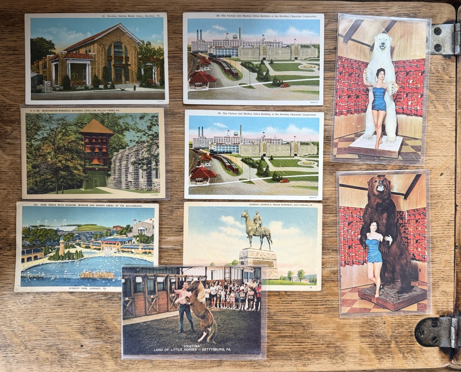 37 VTG Pennsylvania Postcards PA Souvenir Unposted Mixed Collection Some Sleeved