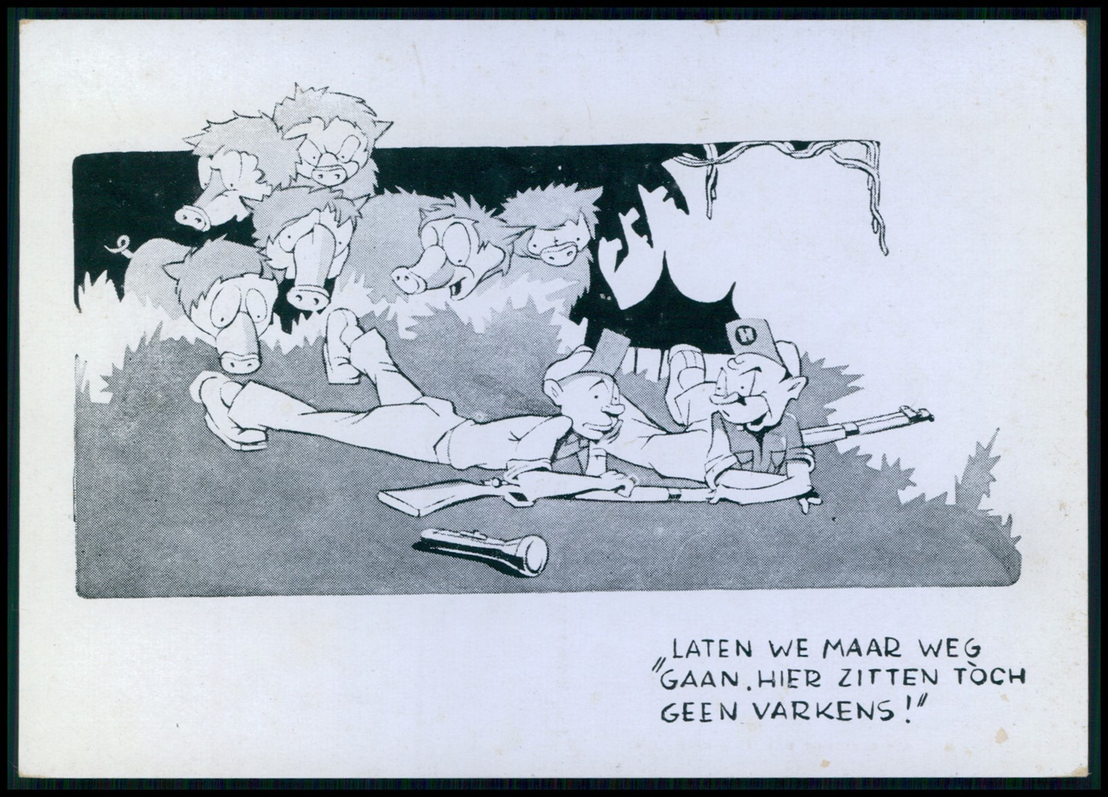 dd Tuberculosis control Indonesia WWII ww2 war anti nazi original 1945 postcard
