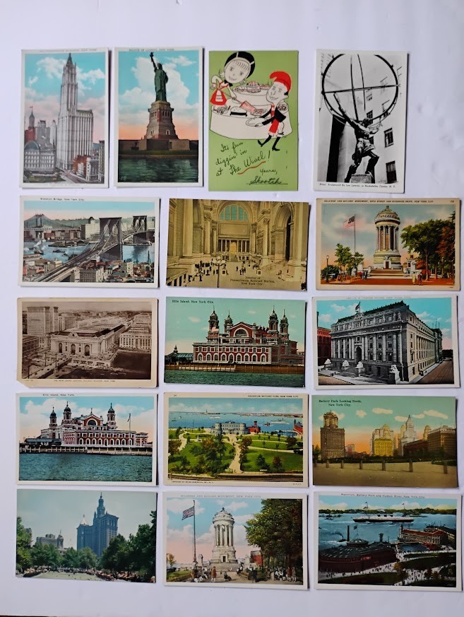 Vintage Lot of 120 New York City NYC Postcards