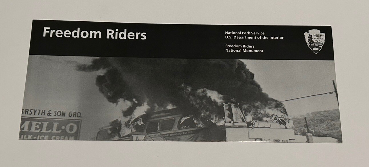 Freedom Riders National Monument Park Unigrid Brochure Map NEWEST VERSION AL