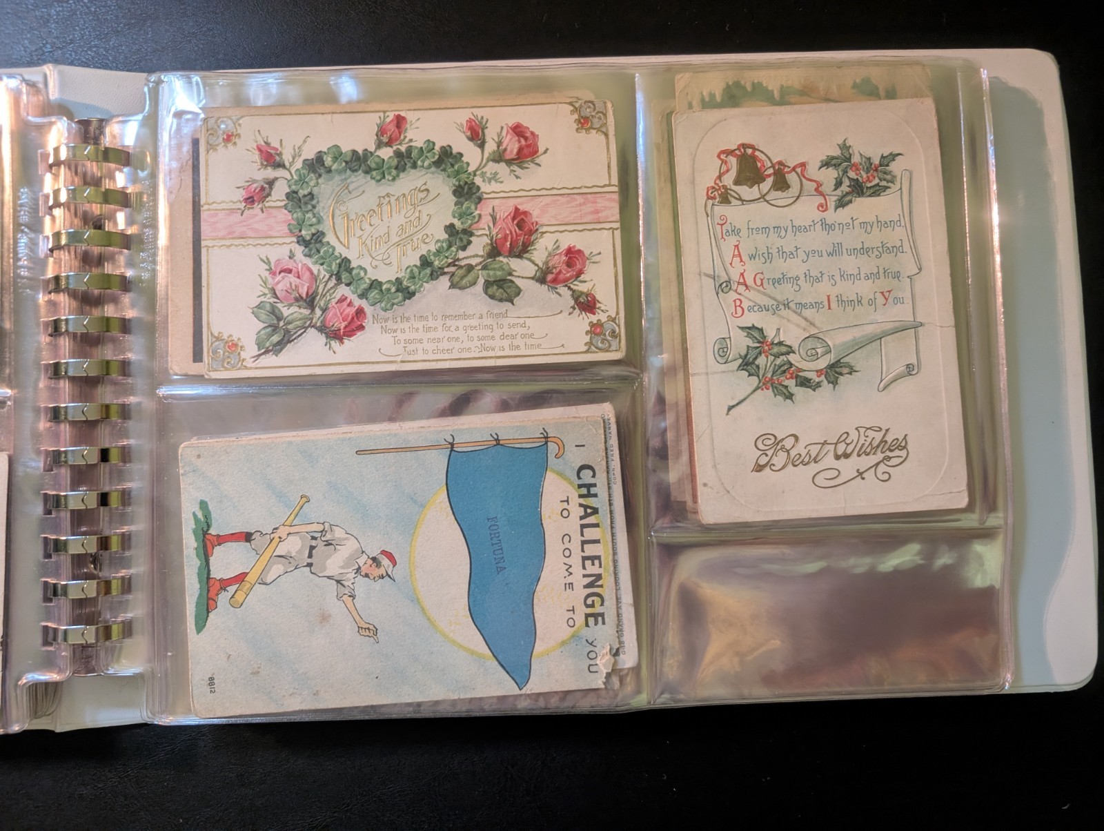Early 1900s Postcard Collection – plastic sleeved in binder 100+