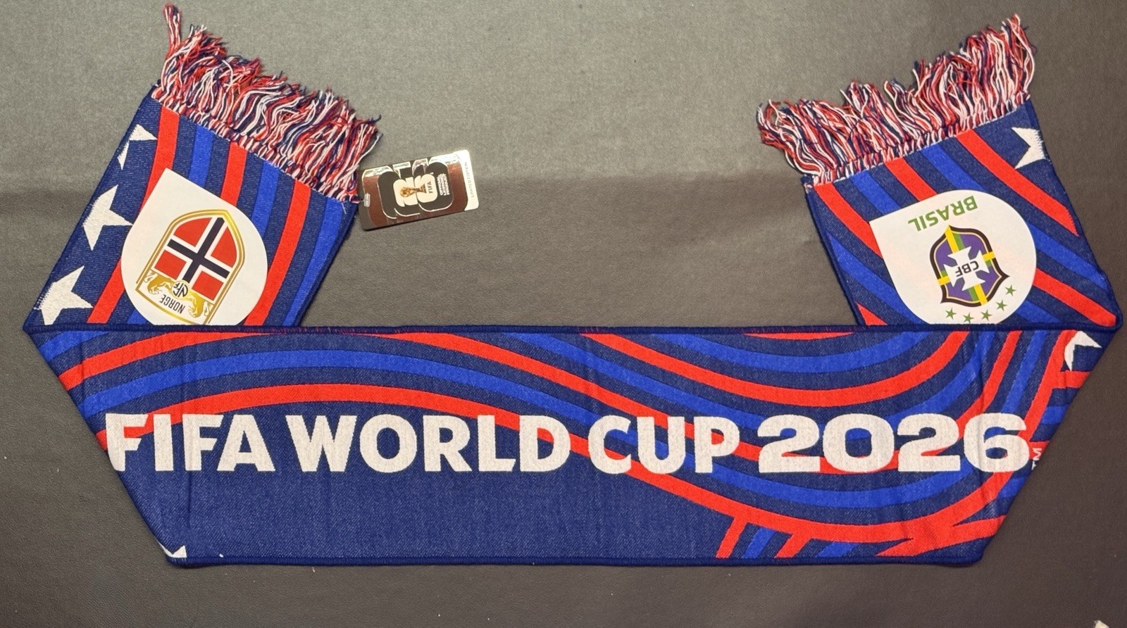 2026 FIFA World Cup Official Match Day Scarf | Brazil vs Norway